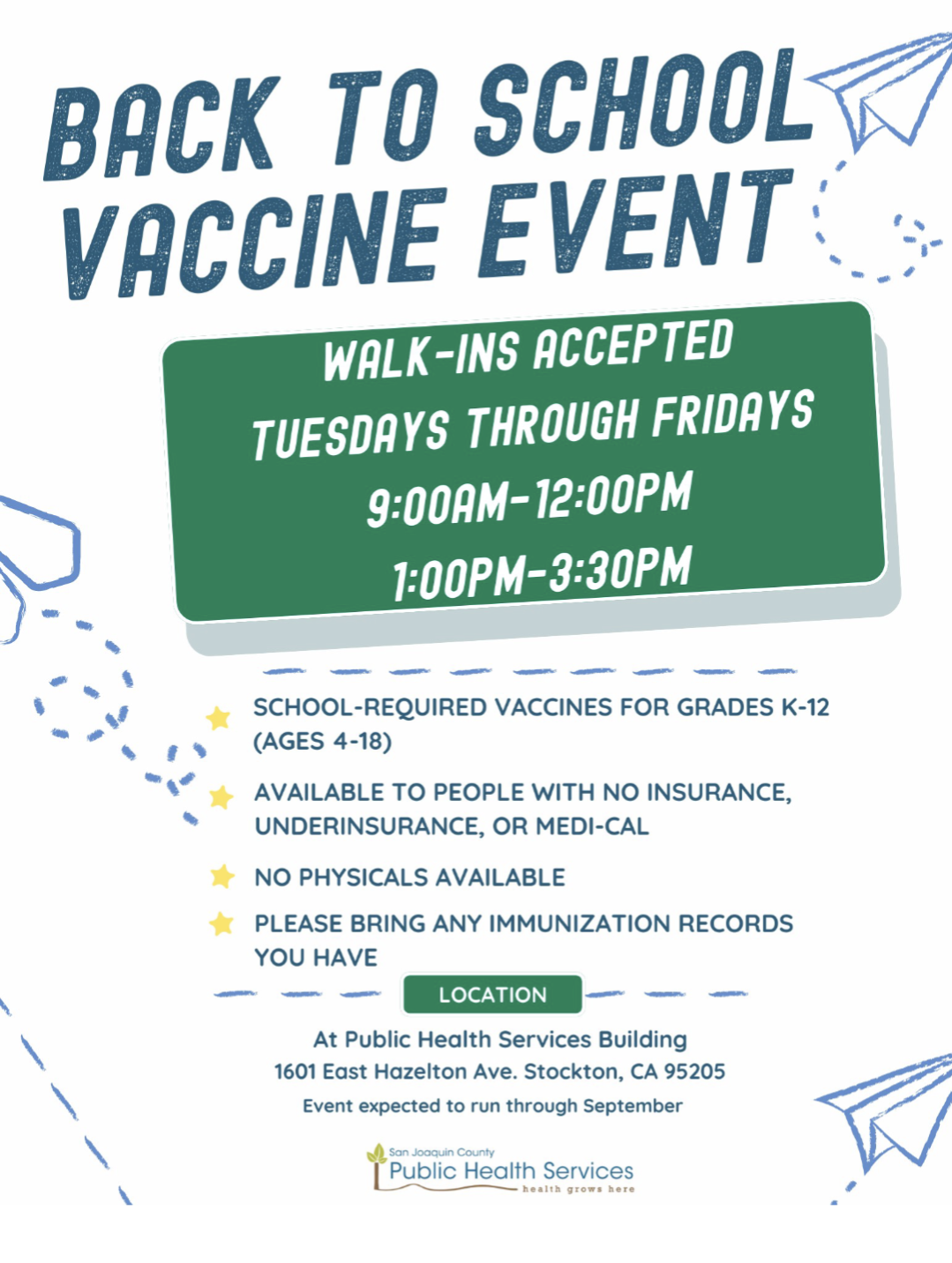  vaccine event